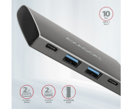 AXAGON HMC-4G2, USB 10Gbps hub, porty 2x USB-A, 2x USB-C - 1353434 - zdjęcie 5